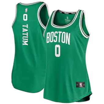 womens fanatics branded jayson tatum kelly green boston cel-239